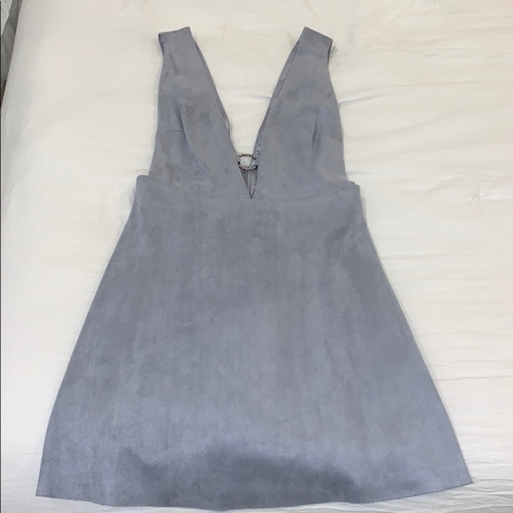 Sadie & Sage boutique cocktail dress grayish blue